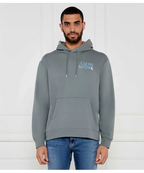 

Толстовка Loose fit Calvin Klein Jeans, зеленый