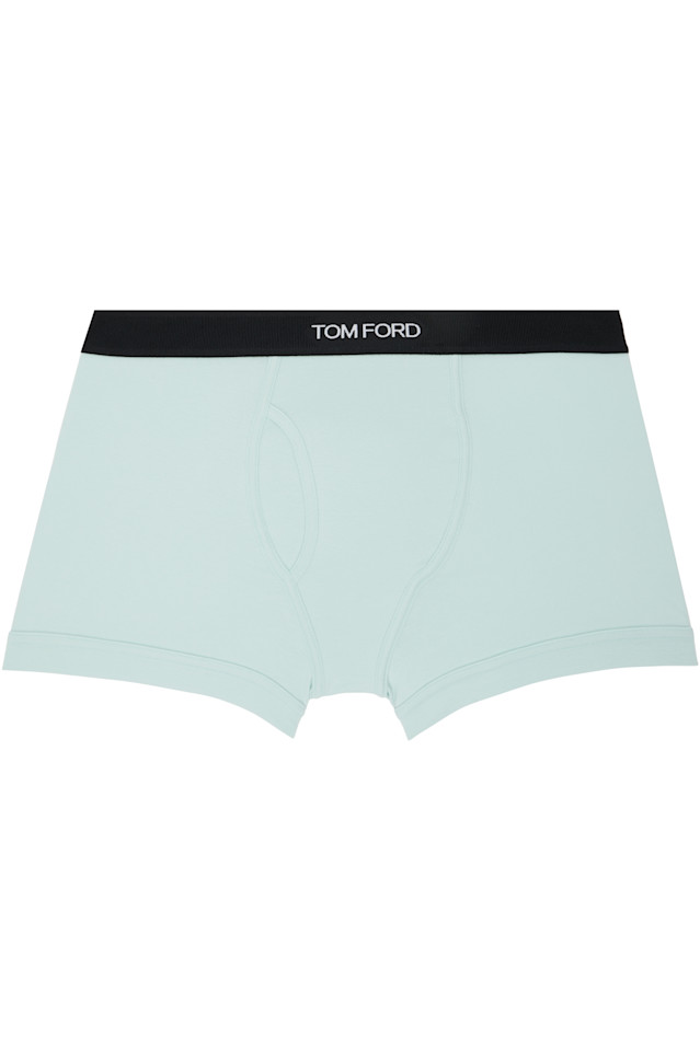 

Tom Ford Зеленые хлопковые боксерские трусы