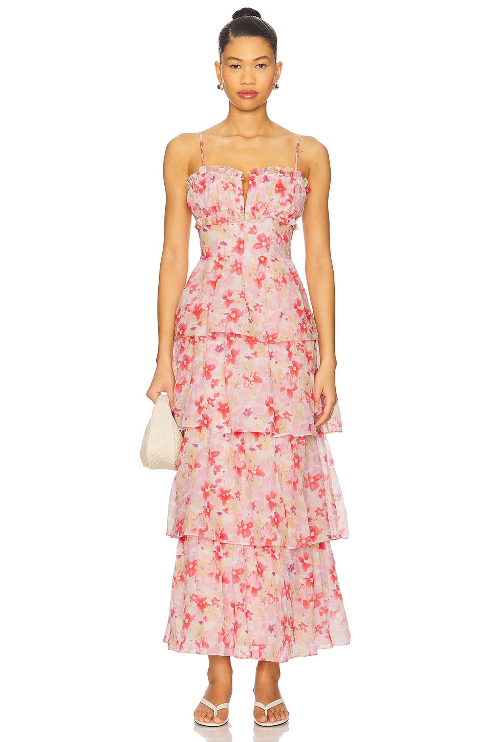 

Платье Vonnessa от Astr The Label, pink coral multi