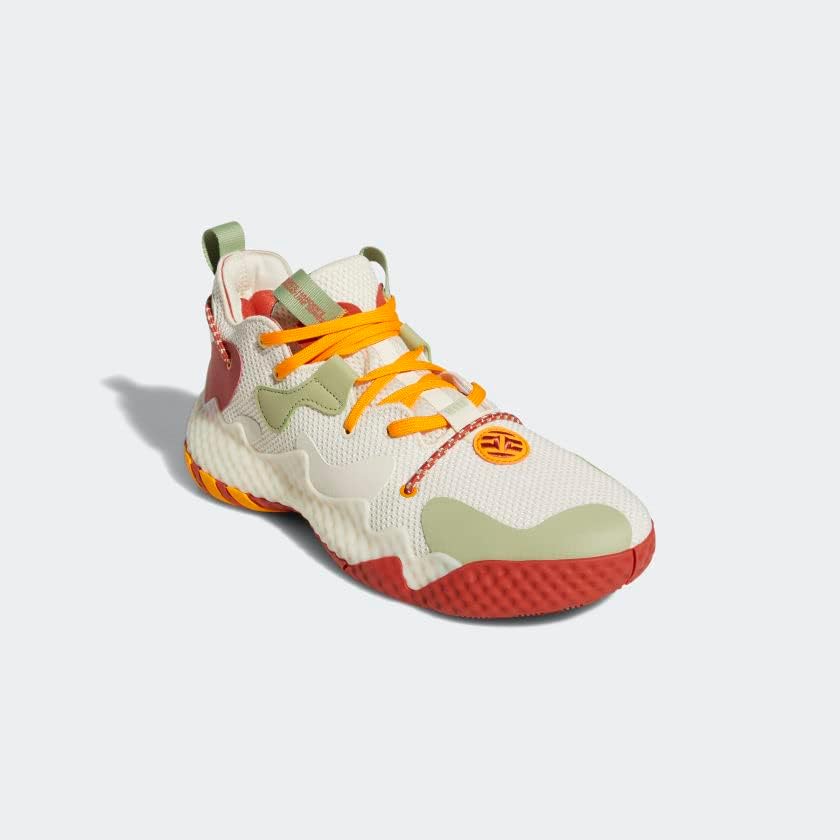 Мужские кроссовки Adidas Harden Vol 6, белый/красный — фото 4