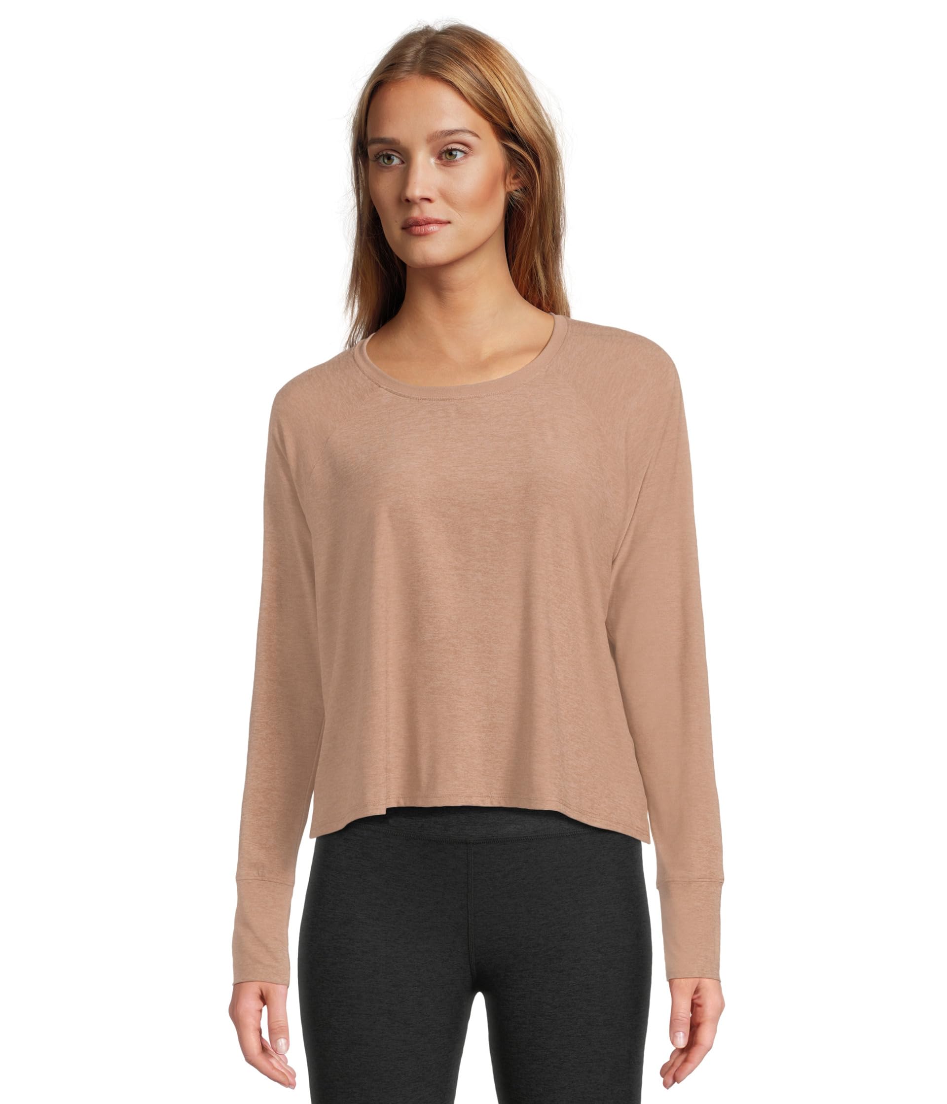 

Пуловер Beyond Yoga Featherweight Daydreamer Pullover, цвет Desert Sand Heather