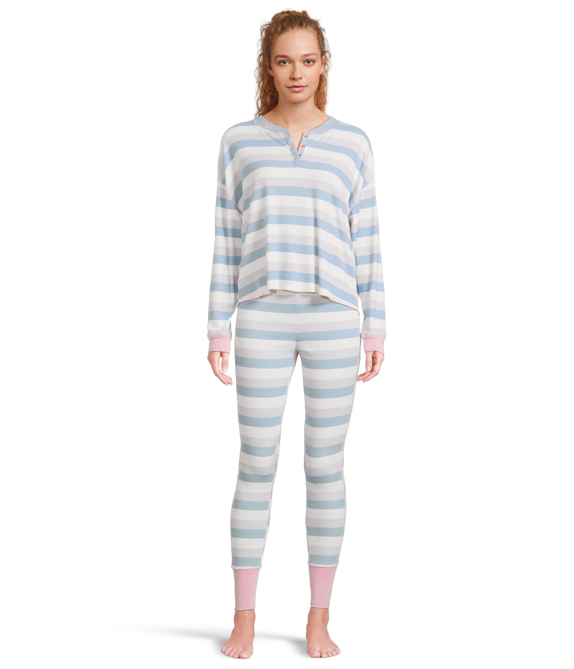

Пижама Honeydew Intimates Back In Bed PJ Set, цвет Earl Grey Stripe