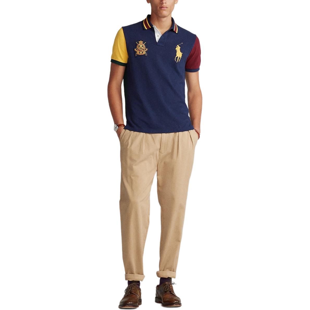 Polo Ralph Lauren SS25 Поло мужское marine blue — фото 3