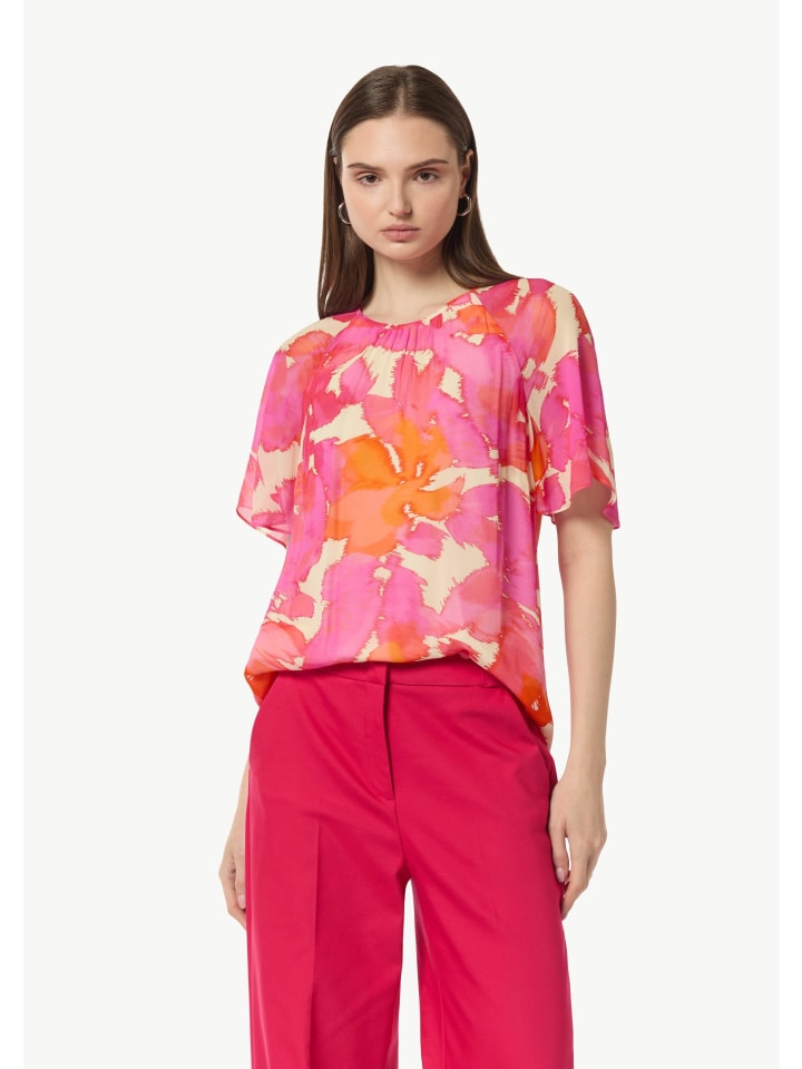 

Блуза comma Bluse kurzarm, розовый