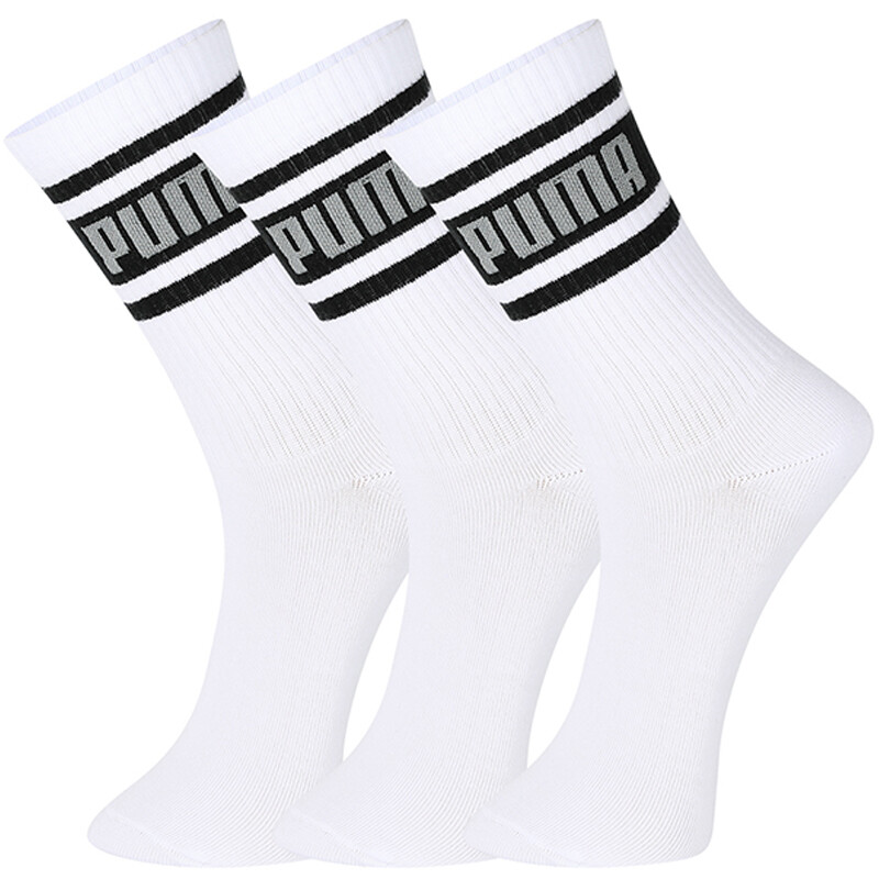 

Носки до колена унисекс Puma, цвет 002 white (3 doubles)