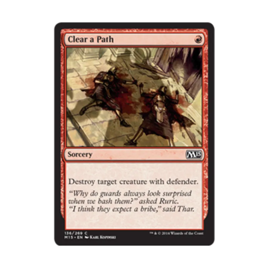 

CCG Очистите путь (С) (фольга), MTG - Magic 2015