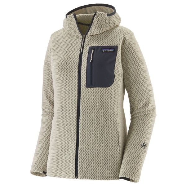 

Женская толстовка с капюшоном R1 Air на молнии - флисовая куртка Patagonia, белый