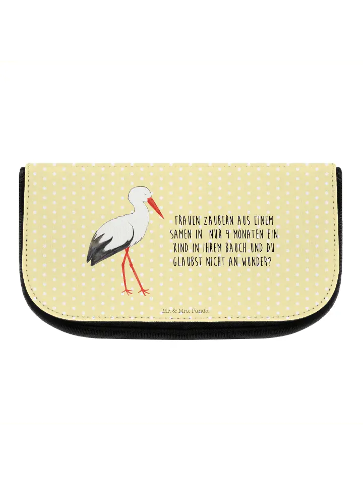 

Косметичка Mr. & Mrs. Panda, желтый пастельный