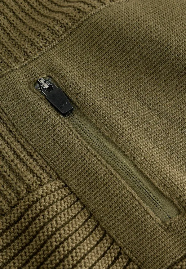 Худи в стиле милитари стандартного кроя Next, Khaki Green — фото 3