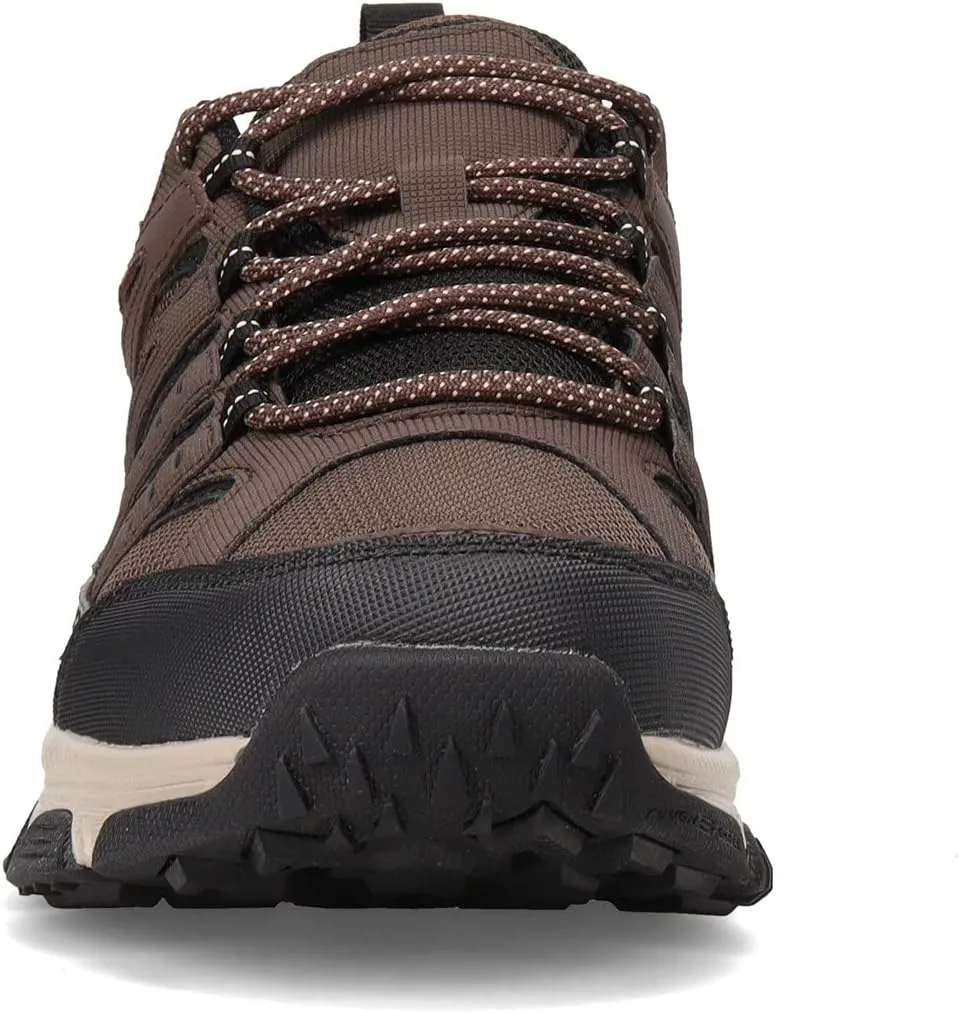 Мужские кроссовки Skechers Skech Air Envoy Bulldozer на шнуровке, модель Oxford, черный/коричневый — фото 4