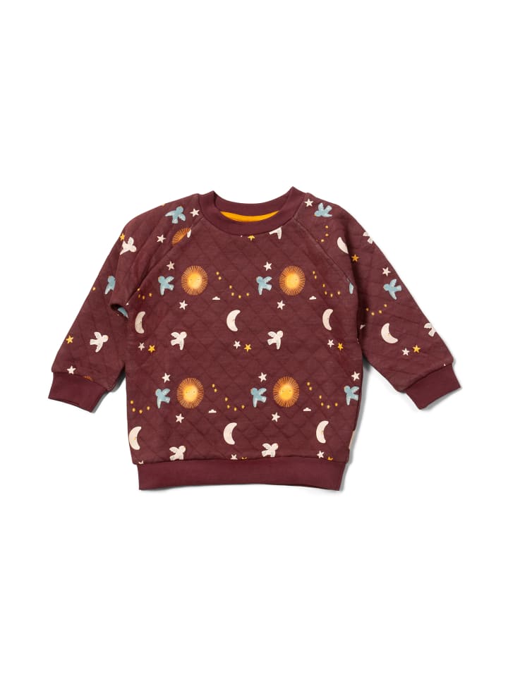 

Стеганая толстовка из органического материала коричневого цвета Little Green Radicals