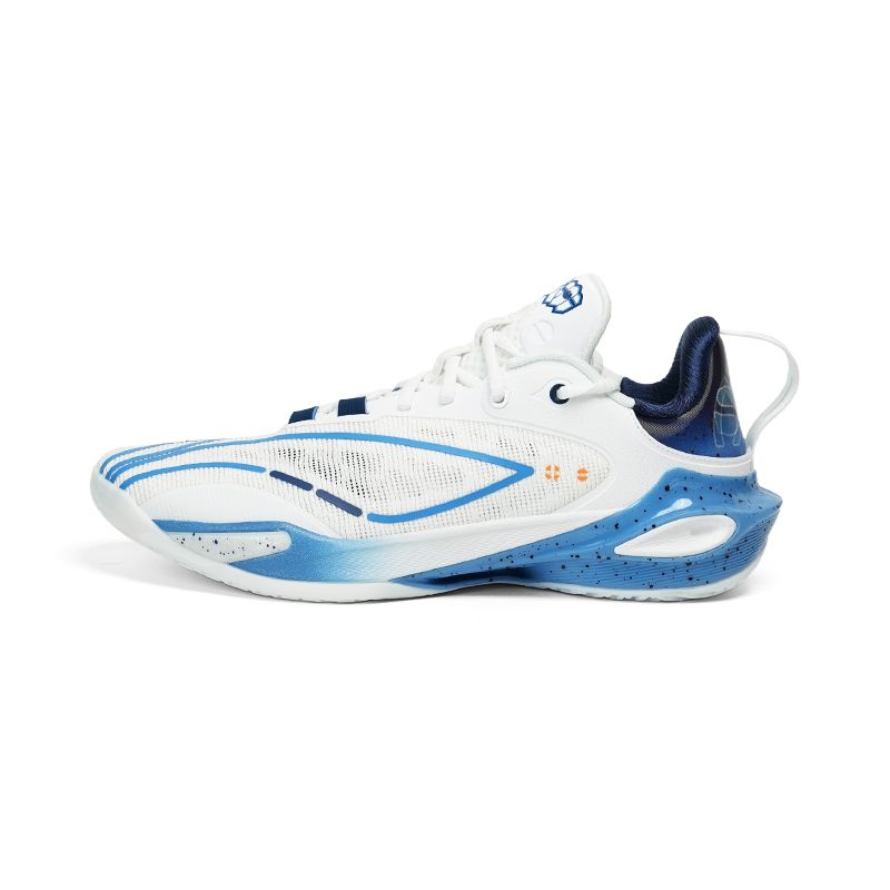 

LINING Баскетбольные кроссовки Flash Strike 11 Low, мужские, белые, синие, версия PE
