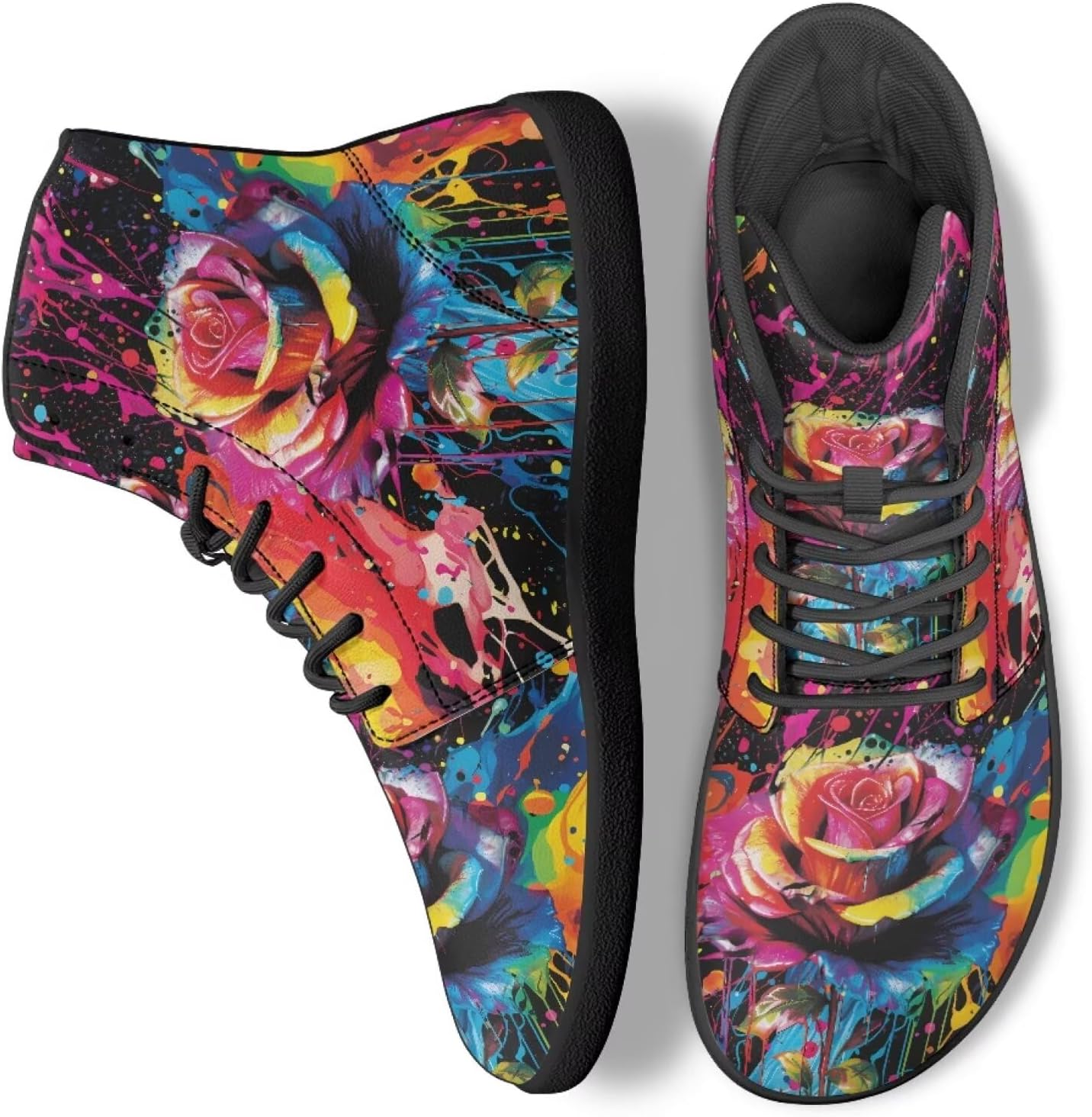 

Женские кроссовки для бега, высокие кеды для прогулок, повседневная спортивная обувь для тренировок и фитнеса Ecaestolph, розовый