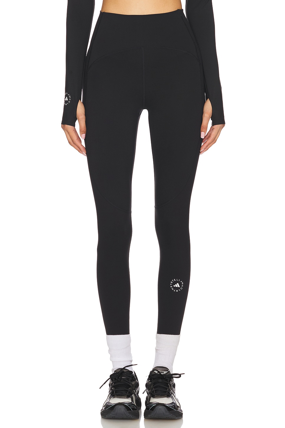 

Леггинсы для йоги Truestrength 7/8 Adidas By Stella Mccartney, black