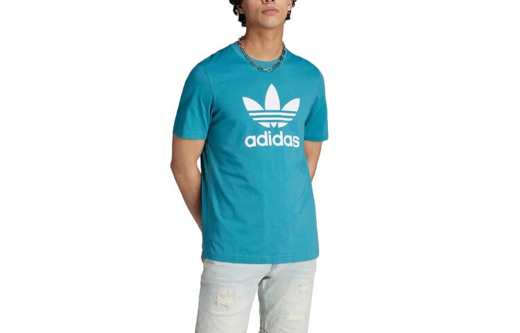 

Футболка мужская ADICOLOR синяя Adidas Originals, синий