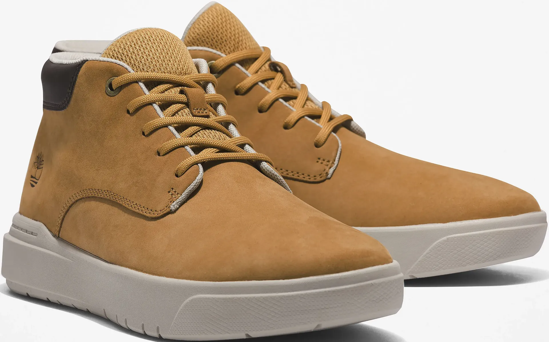 Мужские ботинки Timberland SENECA BAY на шнуровке кожаные, горчичный — фото 2