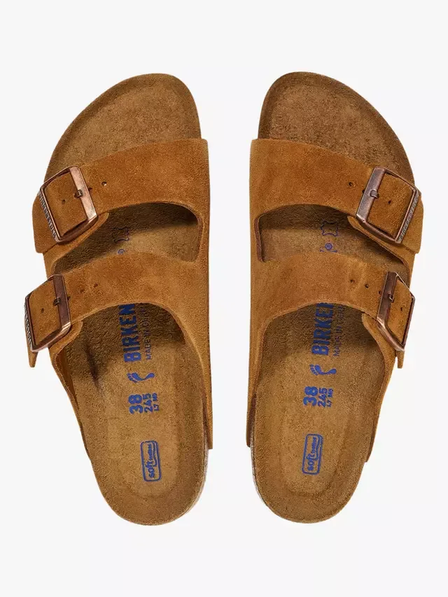 Замшевые сандалии Arizona, цвет норка Birkenstock — фото 2