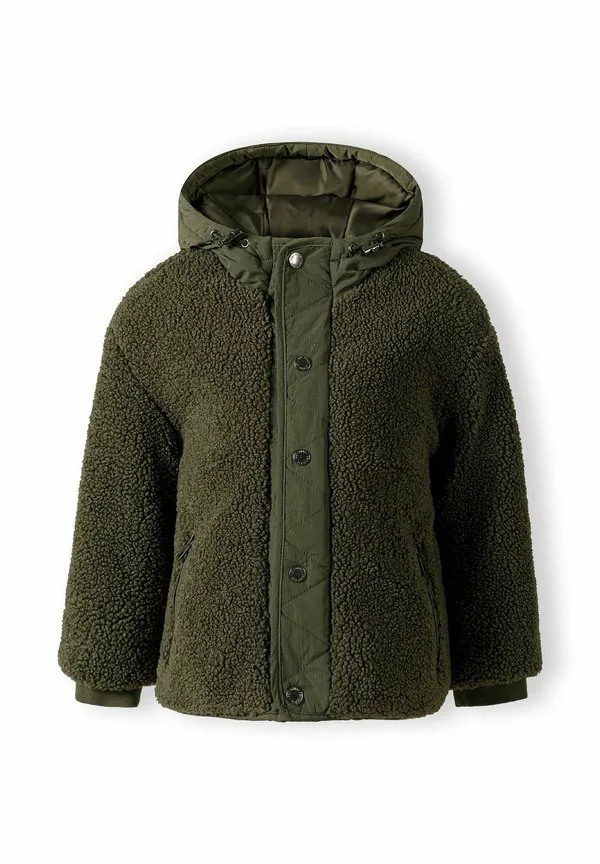 Зимняя куртка в стиле борг с фиксированным капюшоном Minoti, Khaki — фото 2