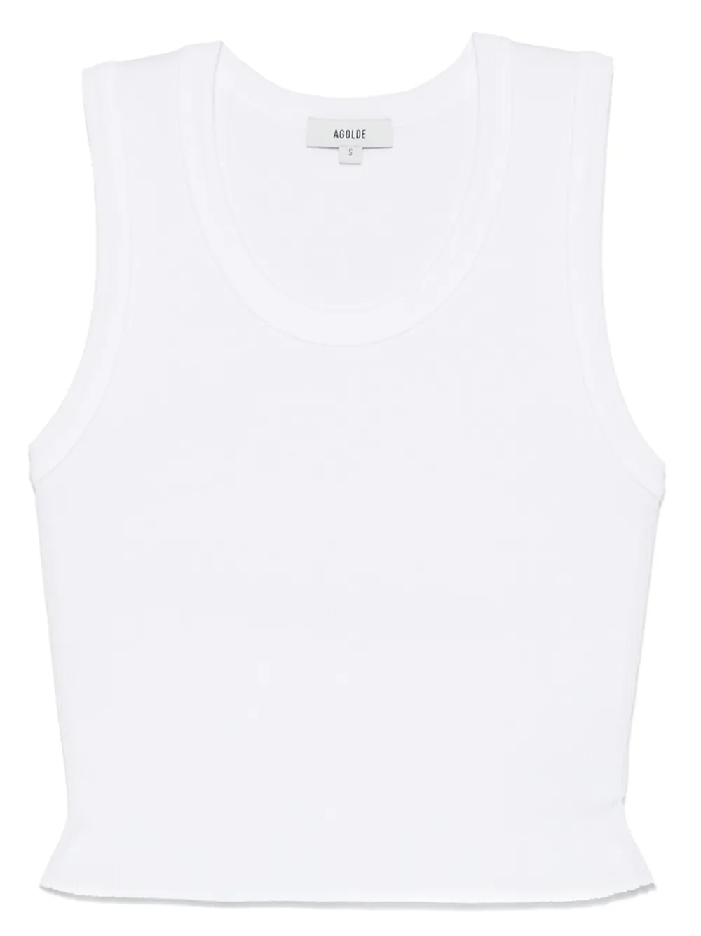 

Топ в рубчик AGOLDE, белый
