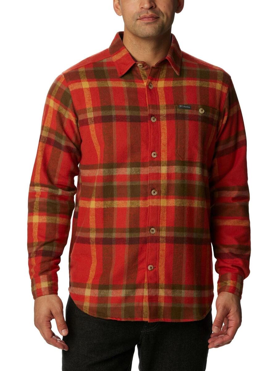 

COLUMBIA Рубашка с длинным рукавом Pitchstone Heavyweight Flannel Shirt Men - красная