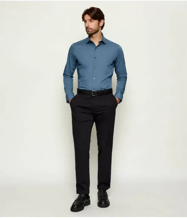 Рубашка slim fit Calvin Klein, синий — фото 2