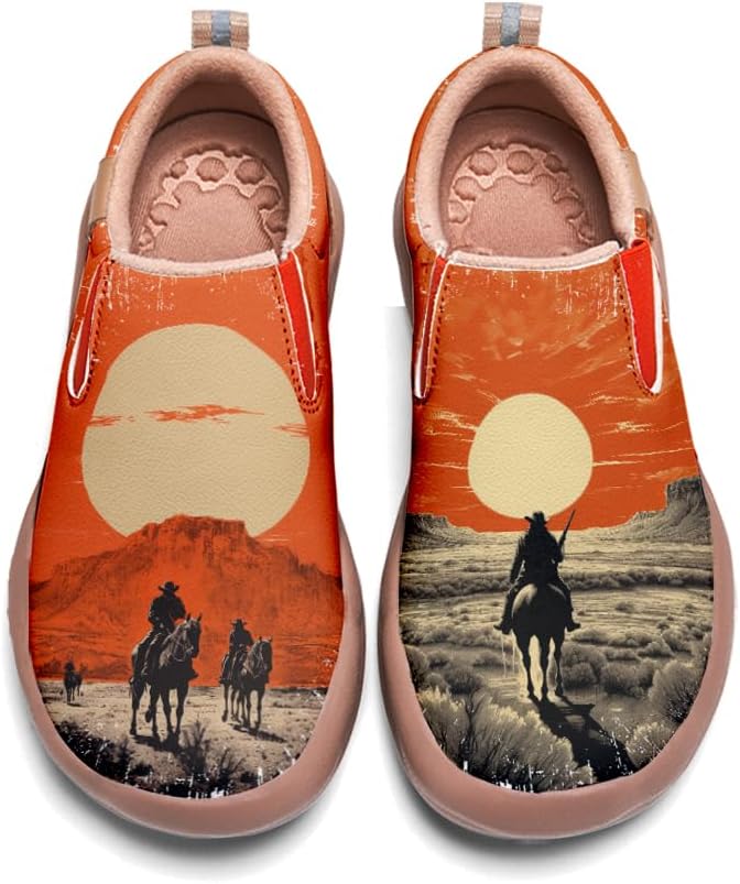 

Мужские кожаные лоферы Onehorse, слипоны для повседневной носки и путешествий, ковбойская раскрашенная обувь, Cowboy_17