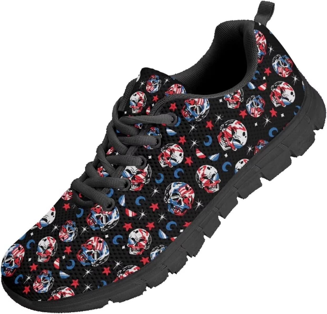 

Мужские теннисные кроссовки Funnydude с забавным принтом, повседневные прогулочные кроссовки, весенние удобные дышащие кроссовки, Cool Skull