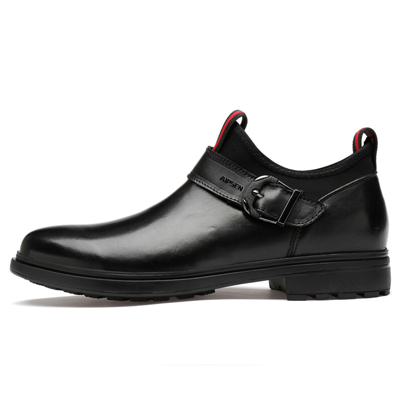 

Ботинки мужские Aipsen, цвет Black Smooth Finish