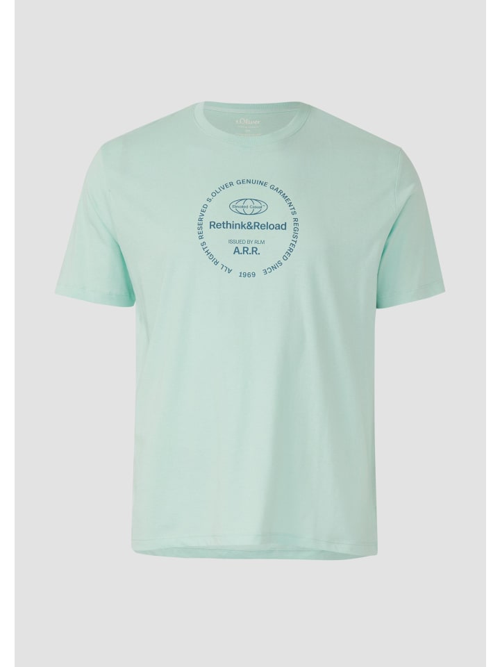 

s.Oliver Футболка 61D1_светло-бирюзового цвета, Зеленый, s.Oliver Футболка 61D1_светло-бирюзового цвета