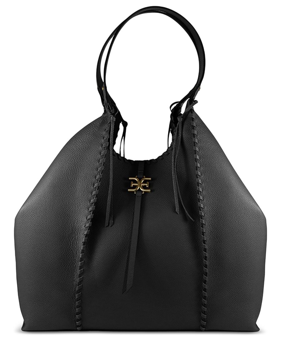 

Женская большая кожаная сумка Tobo Sylvia Sam Edelman, Black