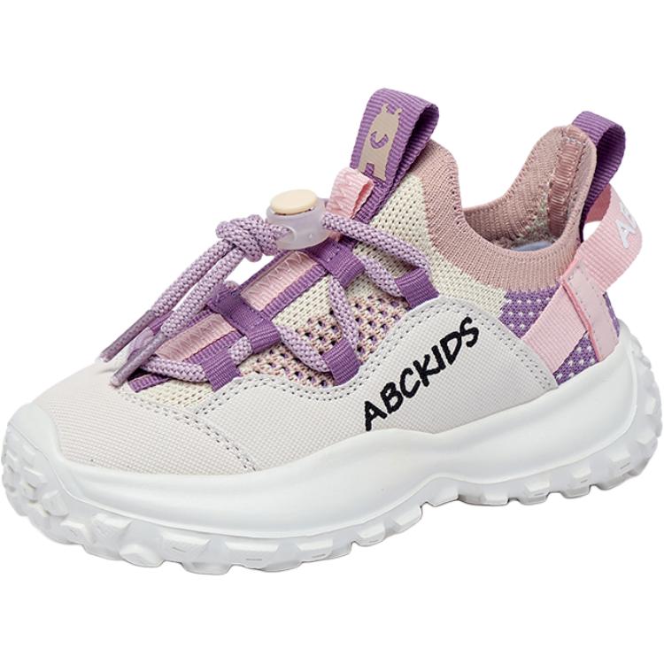 

Нескользящие амортизирующие дышащие низкие детские кроссовки для повседневной носки ABC KIDS, фиолетовый/синий/розовый