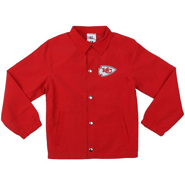 Красная молодежная куртка Kansas City Chiefs T Buck's full-snap Wes & Willy — фото 3
