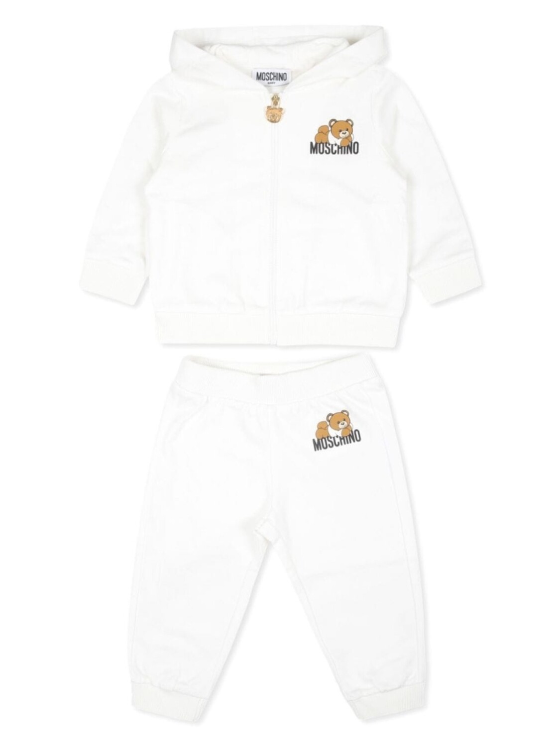 

Moschino Kids спортивный костюм Teddy Bear, белый