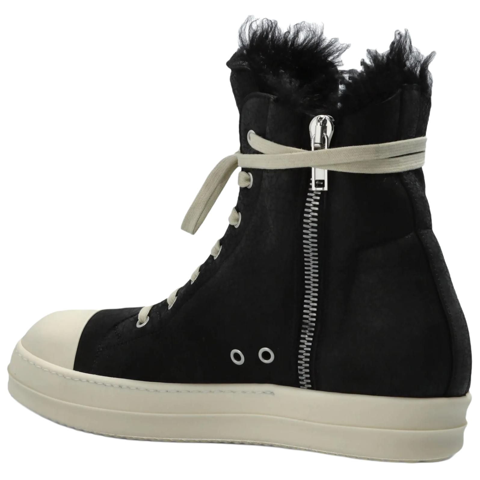 RICK OWENS Кроссовки RO High Top для скейтбординга мужские черные — фото 4