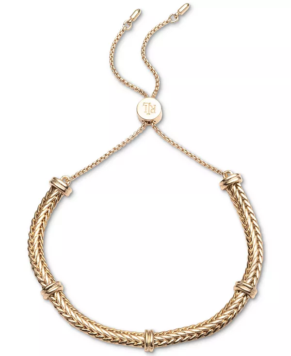 

Браслет-Слайдер с золотистой цепочкой-елочкой Lauren Ralph Lauren, gold