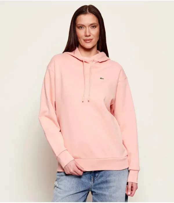 Толстовка Lacoste Oversize Fit, лососевый