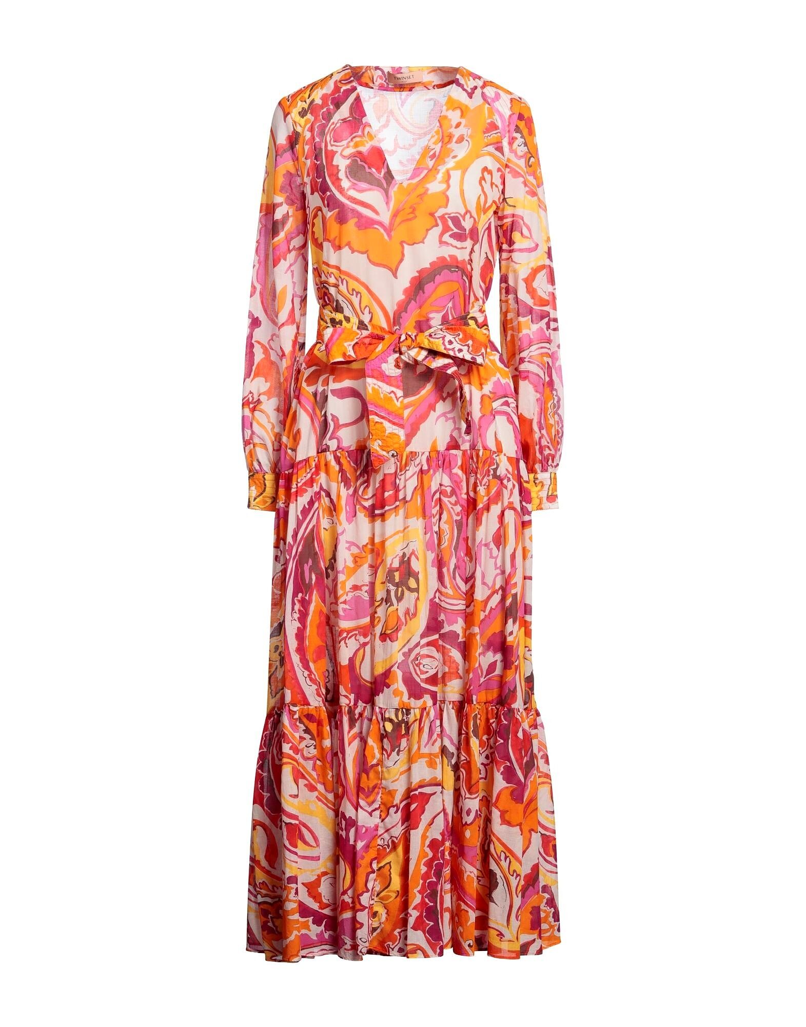 

Макси платье Twinset, мандариновый