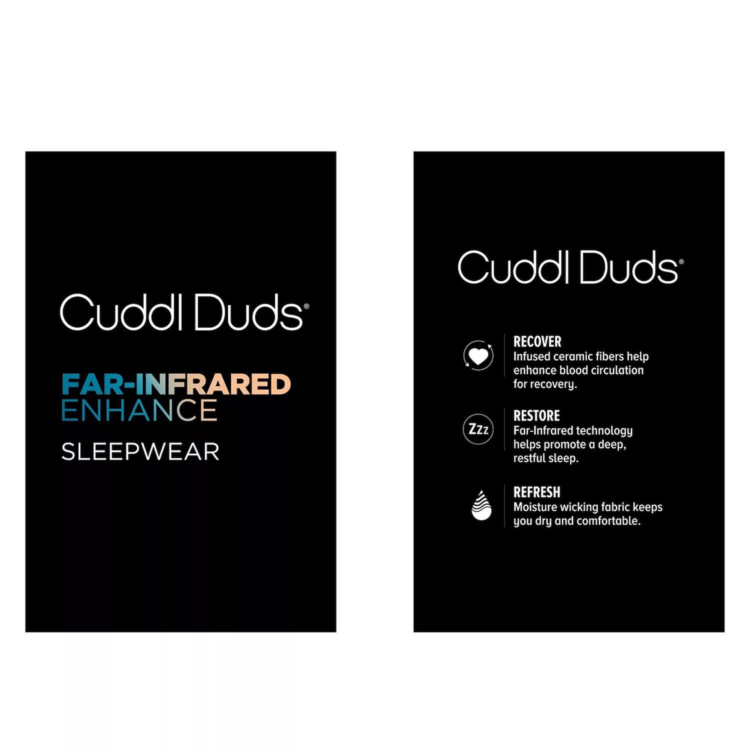 

Мужские пижамные штаны Cuddl Duds с улучшенной инфракрасной полоской внизу