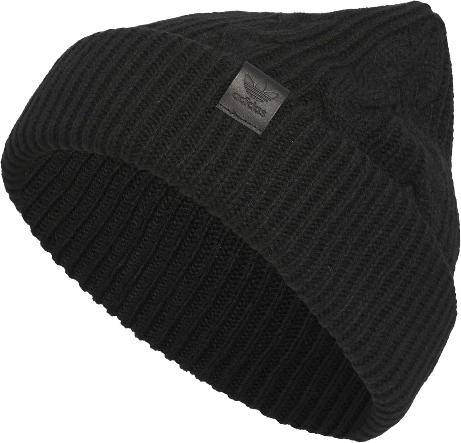 

Шапка-бини унисекс-взрослого типа с манжетами и плетением "Cable Knit" от Adidas Adidas Originals, Black