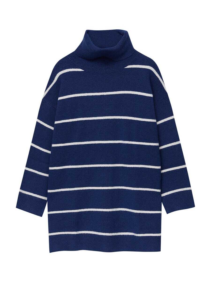 

Вязаное платье Pull&Bear, темно-синий