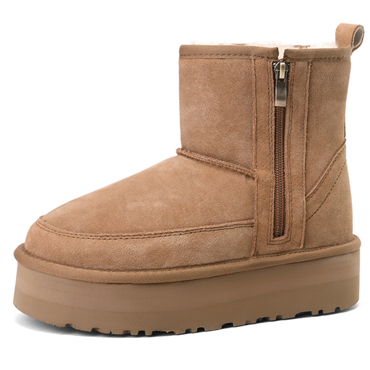 

Зимние ботинки женские Rongcheng Shoe King, цвет Antelope Brown
