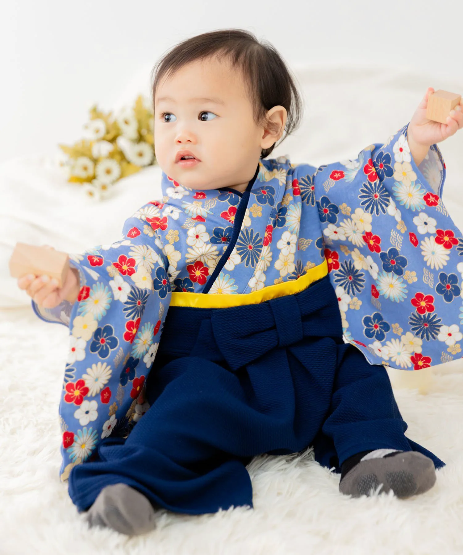 Комбинезон хакама Chil2, Flower pattern