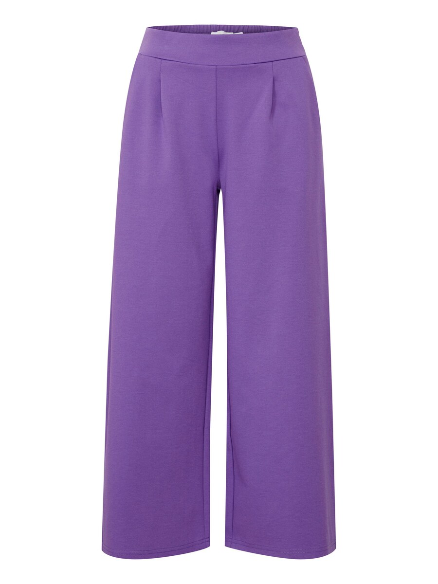 

Брюки со складками спереди ICHI Wide leg Pleat-Front Pants Kate, цвет violet