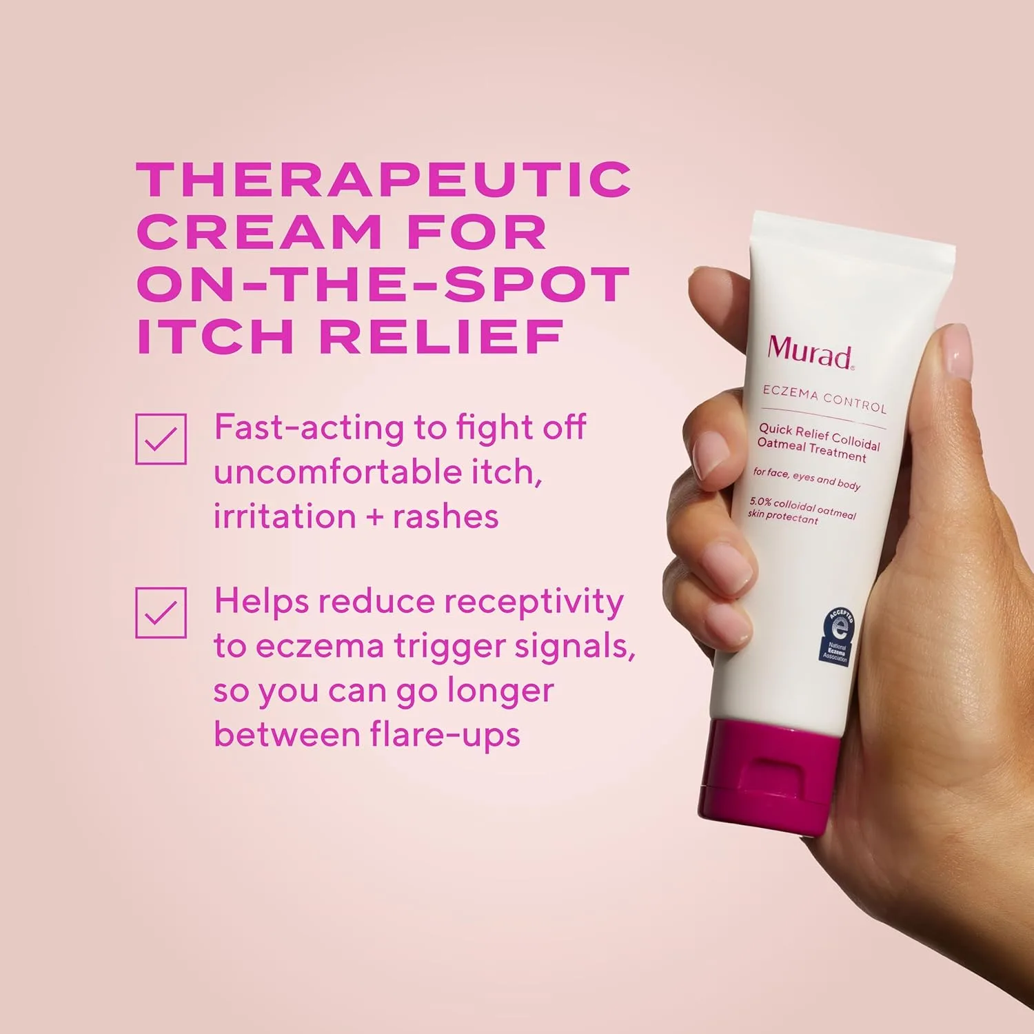 Крем для лица Murad — Quick Relief Colloidal Oatmeal Treatment - с % коллоидной овсянкой, молотой вишней и, 50 мл — фото 2