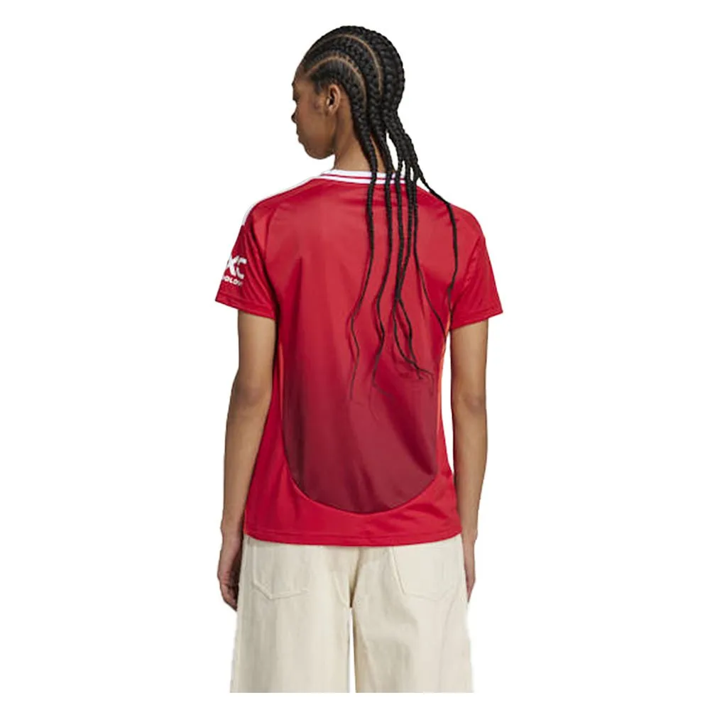 Футболка с коротким рукавом adidas Manchester United 24/25 home Woman, красный — фото 2