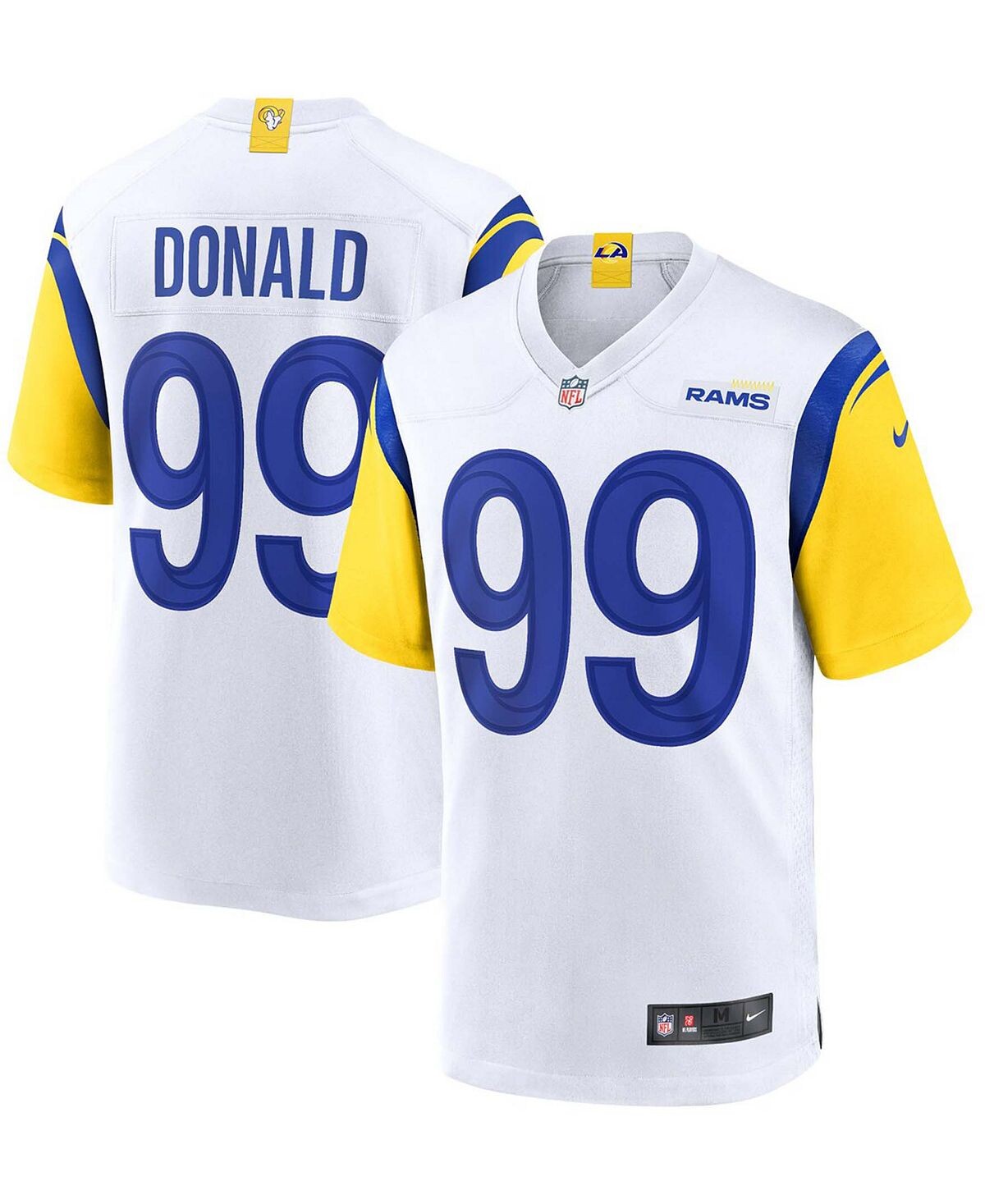 

Мужская футболка Los Angeles Rams Alternate Game — Аарон Дональд Nike