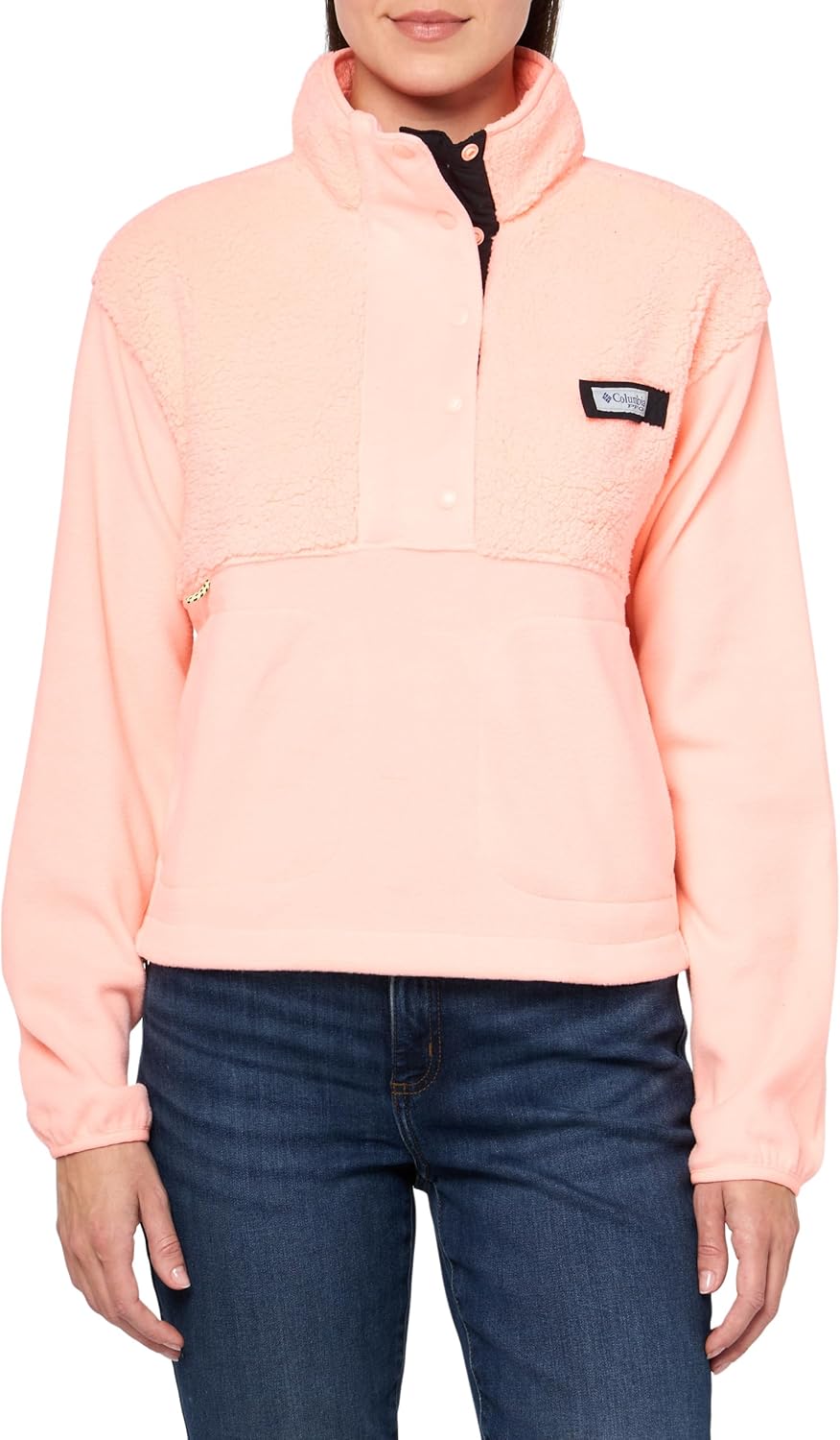 

Женская флисовая кофта Columbia Pfg Open Water, Tiki Pink/Tiki Pink, Синий, Женская флисовая кофта Columbia Pfg Open Water, Tiki Pink/Tiki Pink