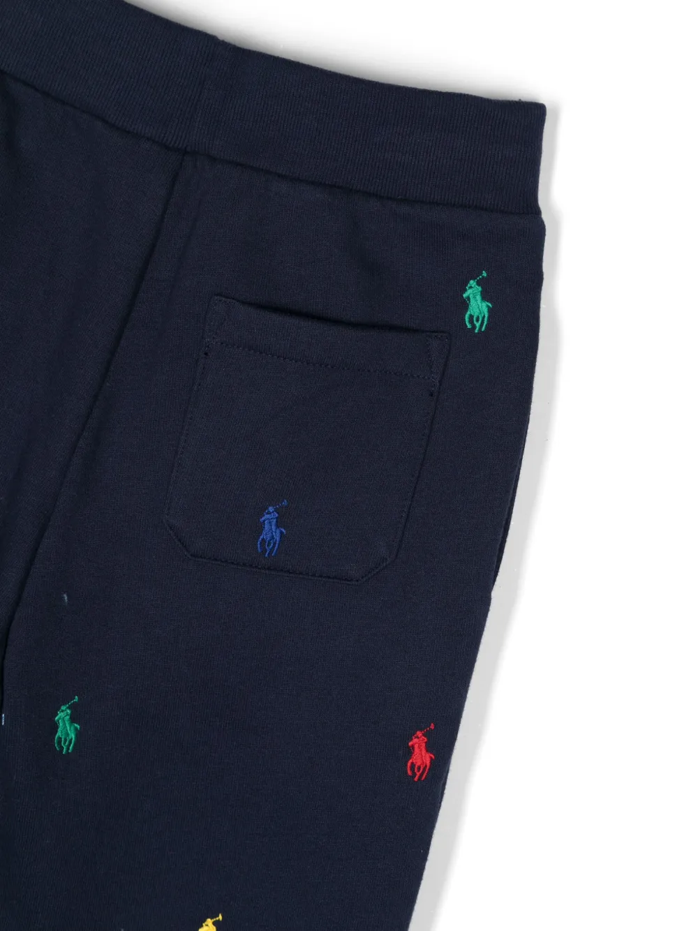 Спортивные брюки с логотипом Polo Pony Polo Ralph Lauren Kids, синий — фото 3