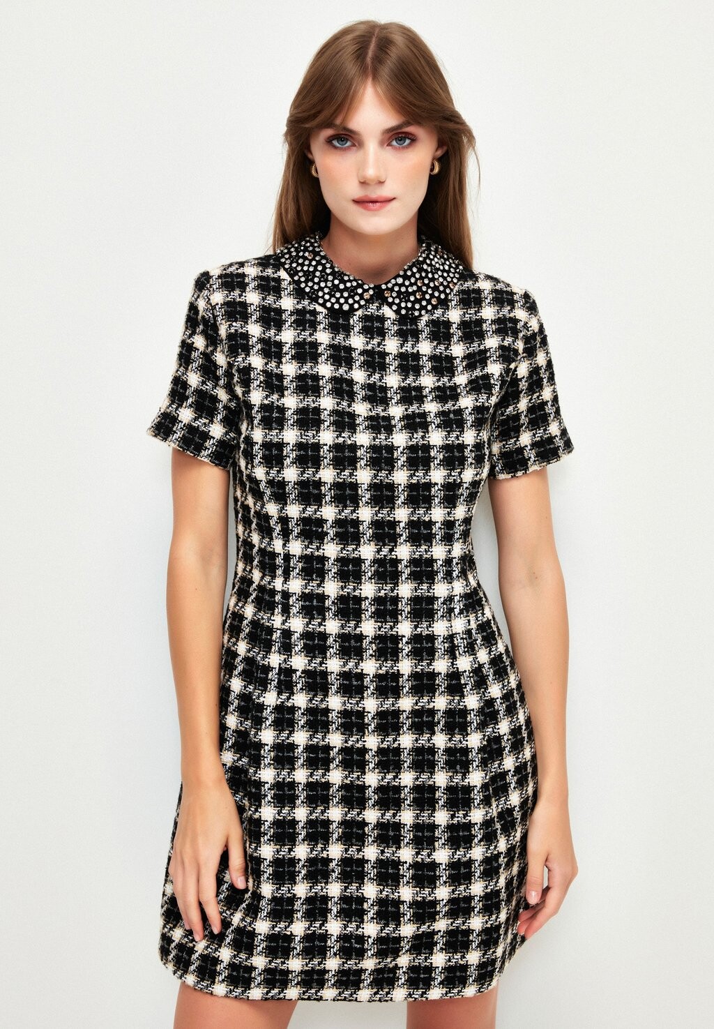 

Трикотажное платье adL, цвет plaid black