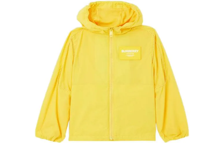 Детская куртка с капюшоном Burberry, Sour Yellow